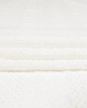 Batyst z Haftem Wzór 60 Ecru