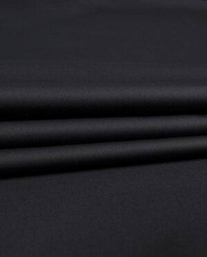 Cienka Bawełna Satynowana Koszulowa Czarny