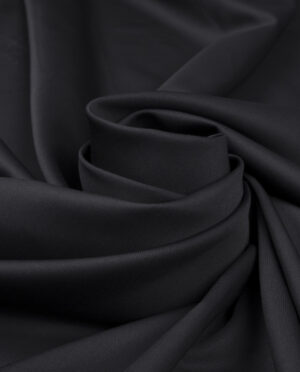 Cienka Bawełna Satynowana Koszulowa Czarny