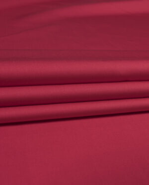 Cienka Bawełna Satynowana Koszulowa Czerwony