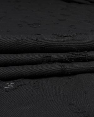 Jeans Przecierany Czarny