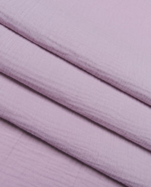 Muślin Double Gaze Zgaszony Lawendowy