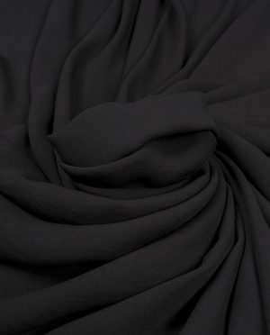 Cienka Żorżeta Czarny