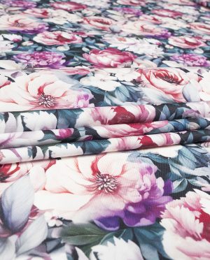 Feda Tkanina Wiskozowa Sukienkowa Diagonal Wzór 25 a