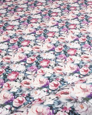 Feda Tkanina Wiskozowa Sukienkowa Diagonal Wzór 25 a