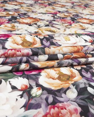 Feda Tkanina Wiskozowa Sukienkowa Diagonal Wzór 25 b