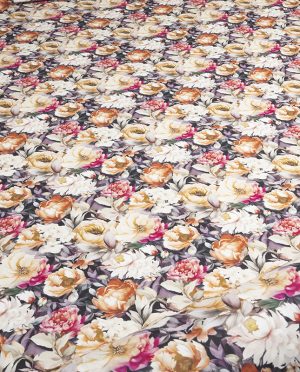 Feda Tkanina Wiskozowa Sukienkowa Diagonal Wzór 25 b