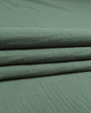 Muślin Double Gaze Militarna Zieleń