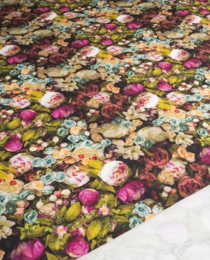 Single Jersey Wzór 11 Kwiaty