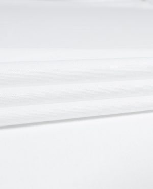 Bardzo Cienka Wiskoza Sukienkowa z Lnem Biały