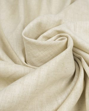 Tkanina Naturalna Ramia Jasny Beż Melanż