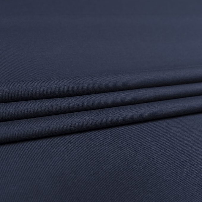 Cienki Single Jersey Granatowy