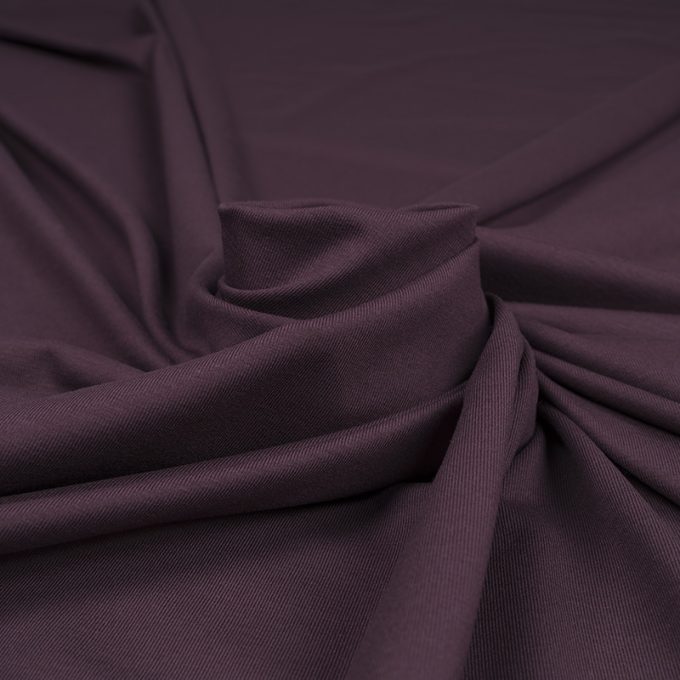 Cienki Single Jersey Zgaszony Burgundowy