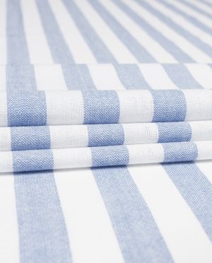 Bawełna 100% Koszulowa - Wzór 275 b Niebieski