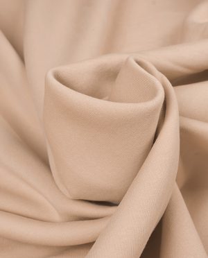 Dzianina Dresowa Gruba Drapana Beżowy Nude