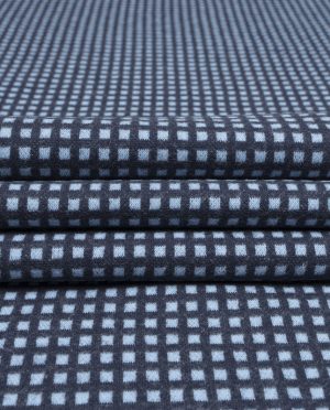 Jersey Drapany Kratka – Niebieski