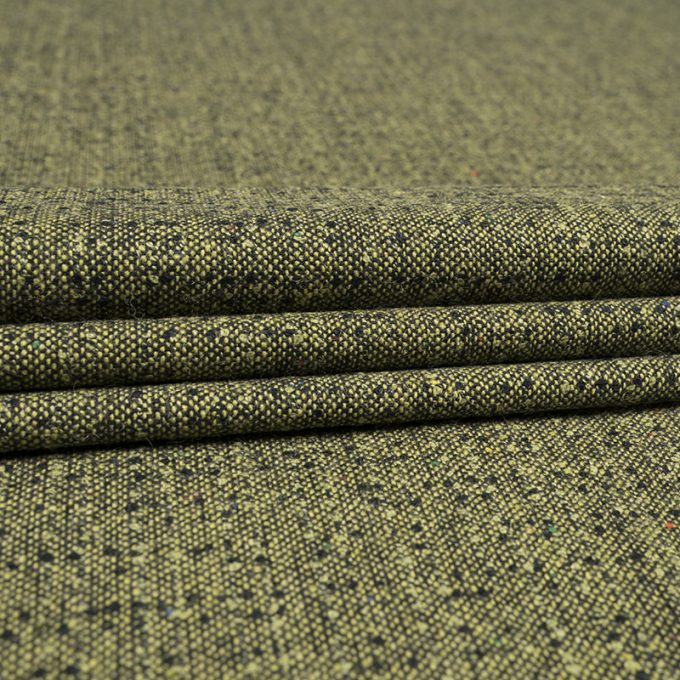 Tweed Wiskozowy z Kolorowym Akcentem Wzór 3