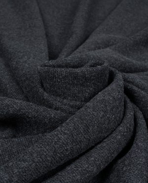 Cienka Wełna Bucle Grafitowy