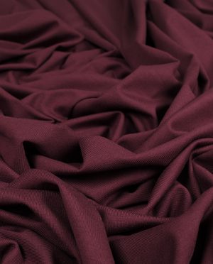 Cienki Single Jersey Bordowy