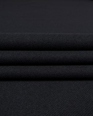 Flausz Diagonal z Wełną Czarny