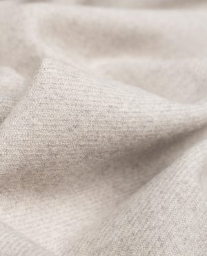 Flausz Diagonal z Wełną Jasny Beż Melanż