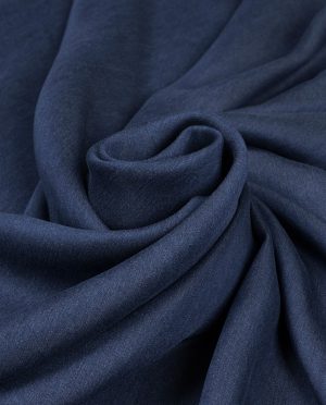 Tkanina Sukienkowa Lyocell Jeans Denim Granatowy