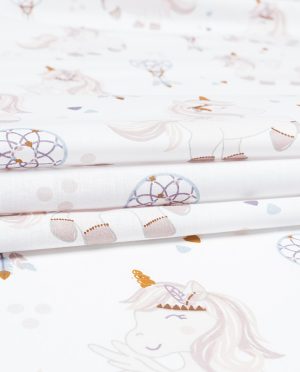 Płótno Bawełniane Wzór 19 Jednorożce