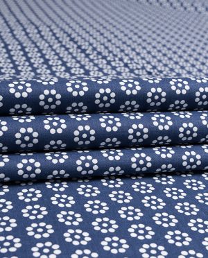 Płótno Bawełniane Wzór 27 Kwiatowe Rozety