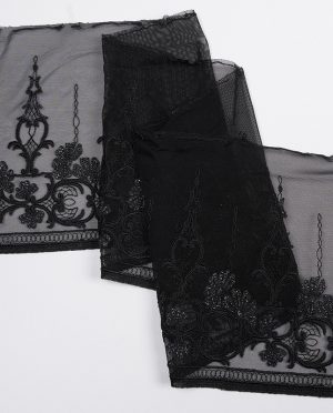 Haft Jednostronny – Borta na Elastycznym Tiulu Wzór 210 – 19 cm