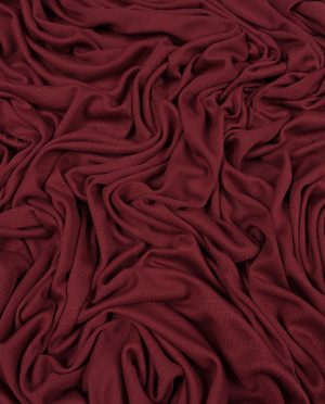 Single Jersey Bordowy
