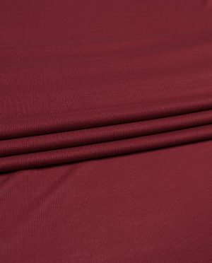 Single Jersey Bordowy