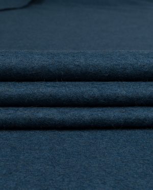 Cienka Dzianina Wełniana Parzona Ciemny Turkusowy