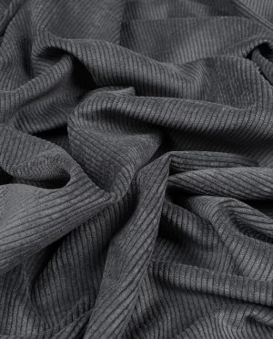 Sztruks Gruby Ciemny Popiel