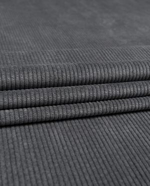 Sztruks Gruby Ciemny Popiel