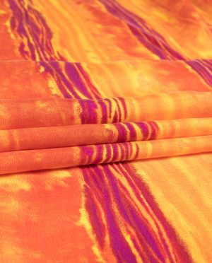 Wiskoza Sukienkowa Kolorowy Wzór 8 – Cupro